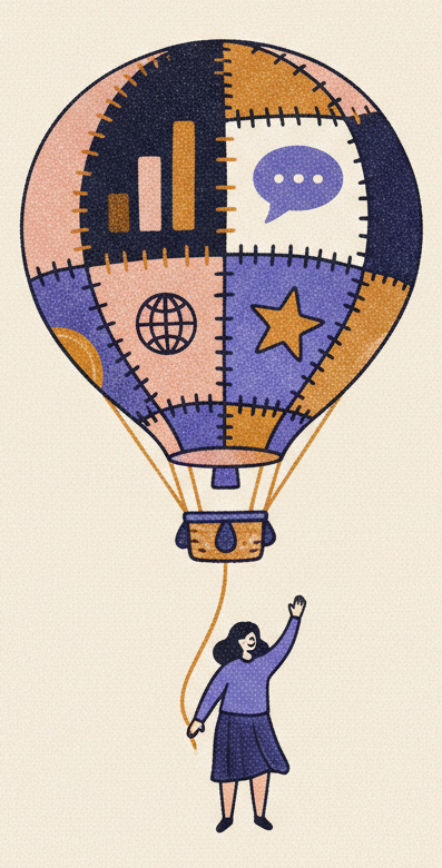 Illustration of launching apps